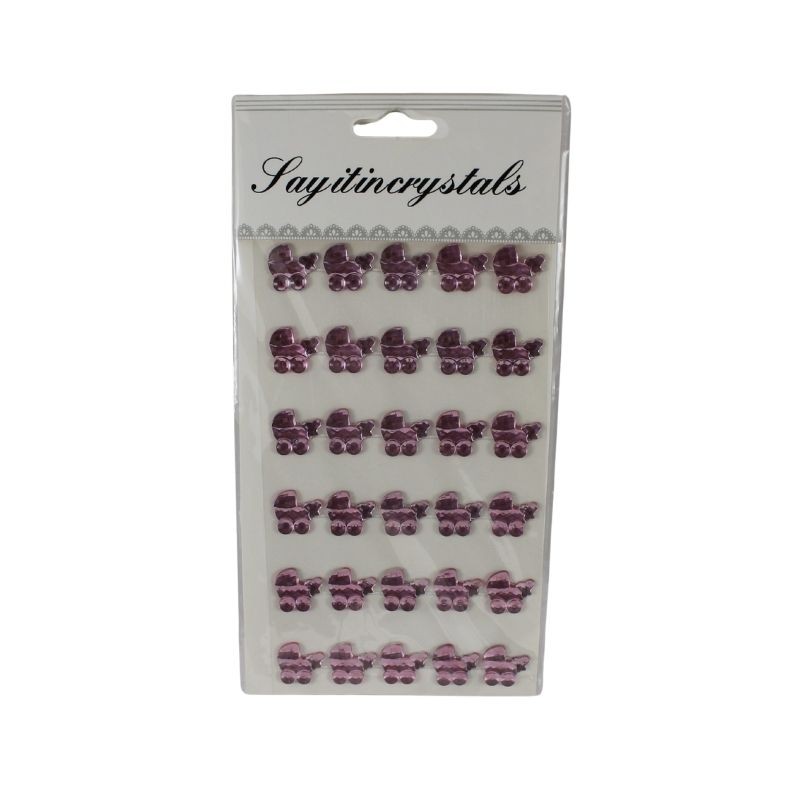 STICKER CARREOLA ROSA