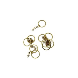 ARGOLLA PARA LLAVERO 2.5CM DORADO