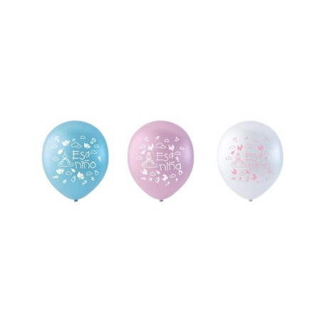 GLOBO DE LATEX ES NIÑA O ES NIÑO