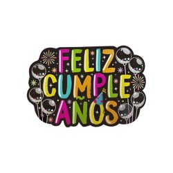 LETRERO MEGA FELIZ CUMPLEAÑOS