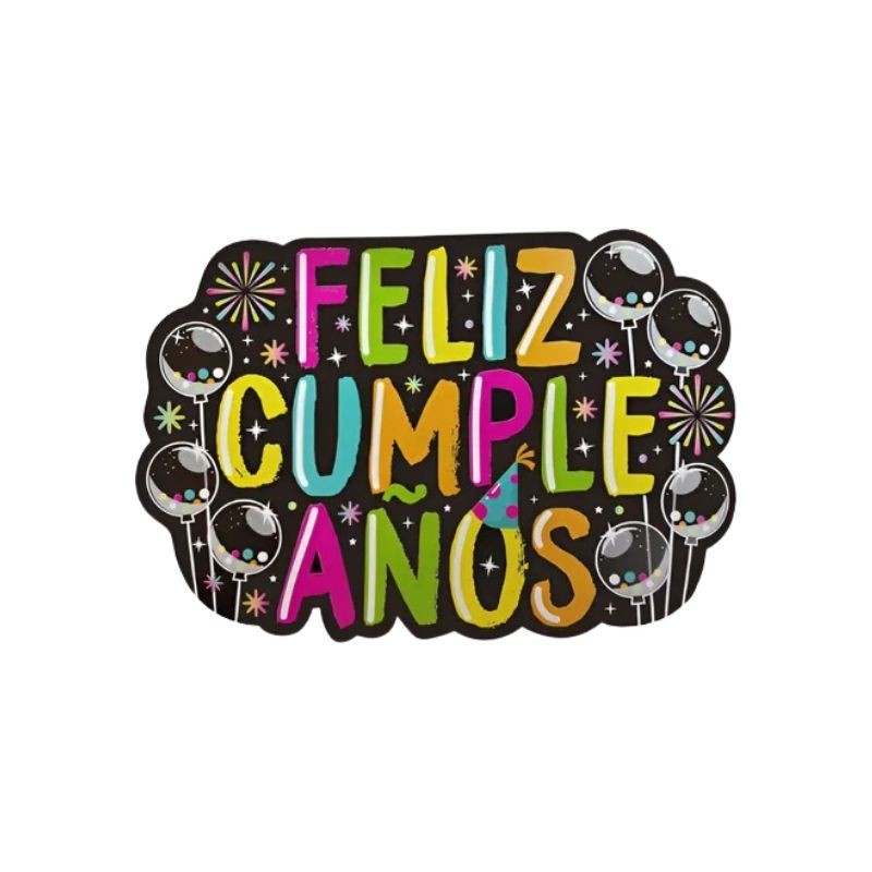 LETRERO MEGA FELIZ CUMPLEAÑOS