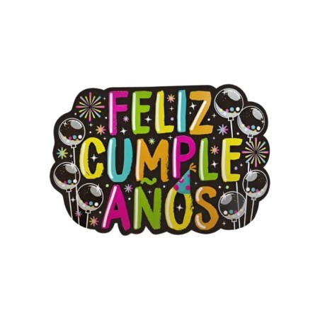 LETRERO MEGA FELIZ CUMPLEAÑOS