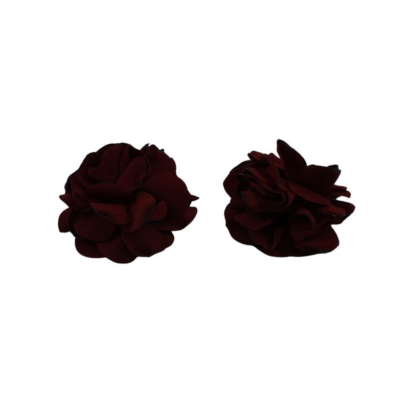 FLOR QUEMADA GUINDA