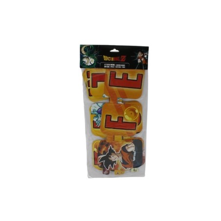 LETRERO MOVIL FELIZ CUMPLEAÑOS DRAGON BALL