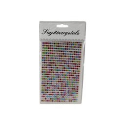 STICKER PIEDRA 4MM SURTIDO