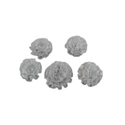 FLOR SATÍN BLANCO 5.5CM