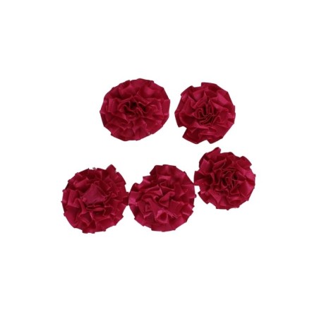 FLOR SATÍN FUCSIA 5.5CM