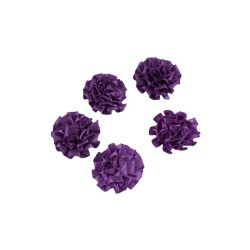 FLOR SATÍN MORADO 5.5CM