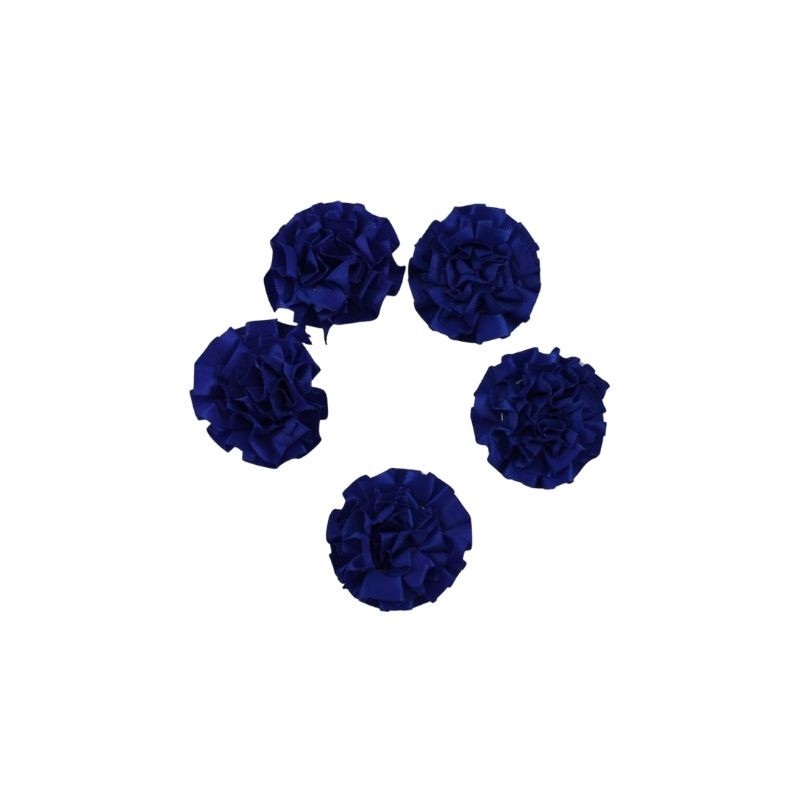 FLOR SATÍN AZUL REY 5.5CM
