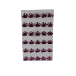 STICKER CORONITA FUCSIA