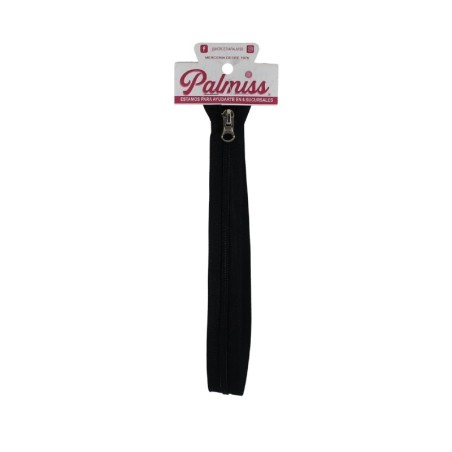 CIERRE PARA CHAMARRA DEPORTIVA 70CMS NEGRO