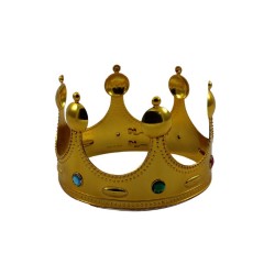 CORONA PARA REY BOLA DORADA