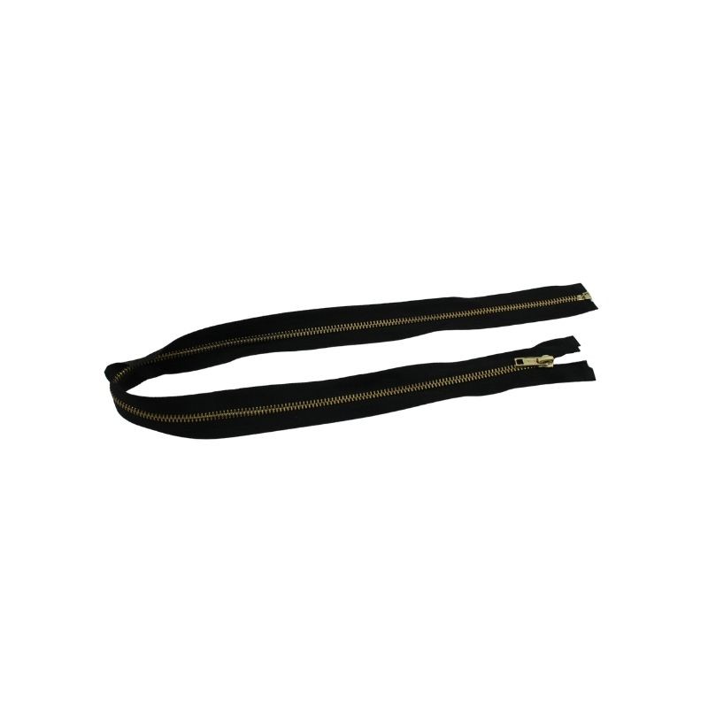 CIERRE METÁLICO PARA CHAMARRA 70CM NEGRO