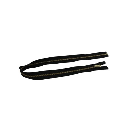 CIERRE METÁLICO PARA CHAMARRA 70CM NEGRO