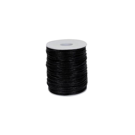CORDÓN ENCERADO 2.5 MM NEGRO