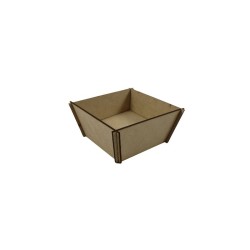 CHAROLA ENSAMBLADA MDF 10X10CM