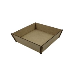 CHAROLA ENSAMBLADA MDF 20X20CM
