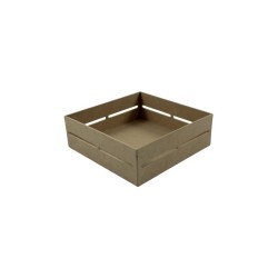 HUACAL DE MADERA MDF 20X20CM