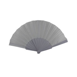 ABANICO DE PLÁSTICO BLANCO LISO