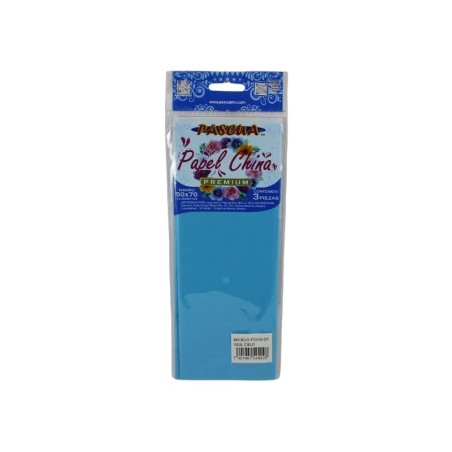PAPEL CHINA AZUL CIELO