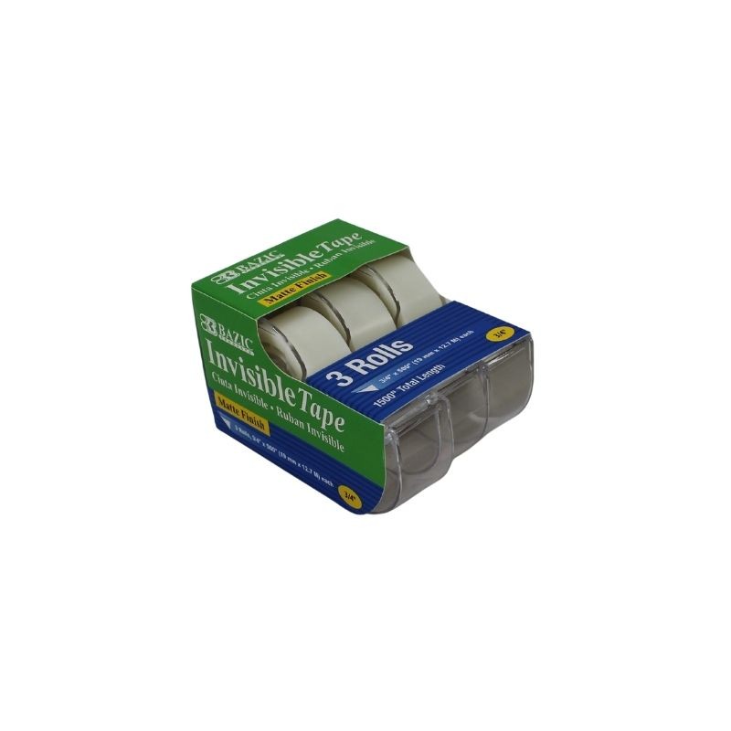 TAPE INVISIBLE CON DISPENSADOR