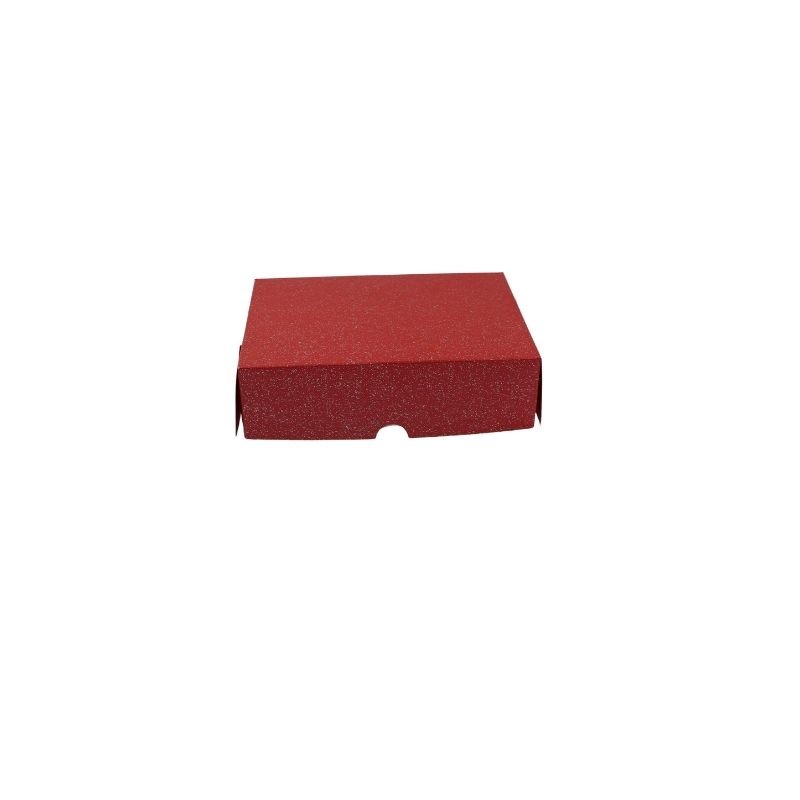 CAJA ROJA CON BRILLOS