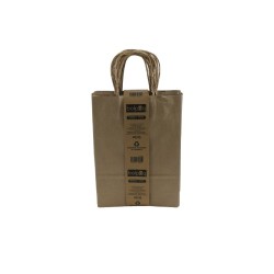 BOLSA KRAFT CON ASA 19X26.5X8CM