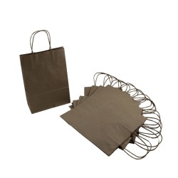 BOLSA KRAFT CON ASA 19X26.5X8CM