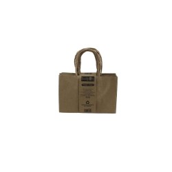 BOLSA KRAFT CON ASA 20.5X9X13.8CM