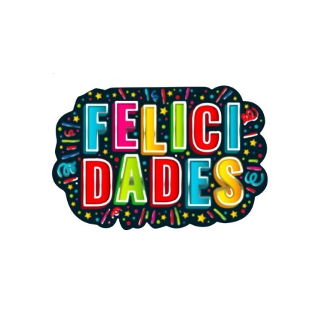 LETRERO MEGA FELICIDADES