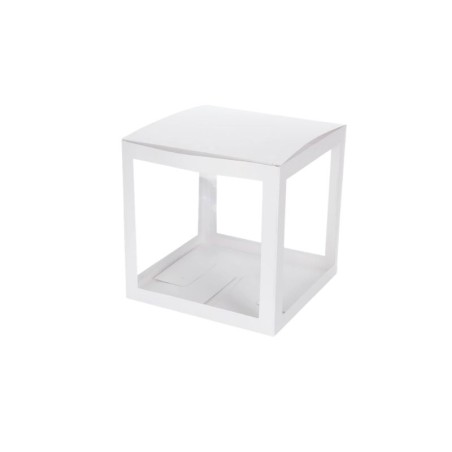 CAJA CUBO CON VENTANA