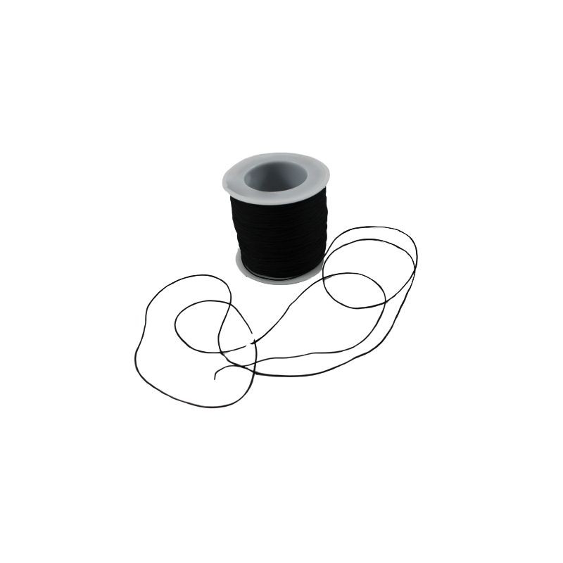 CORDÓN CHINO 1MM NEGRO