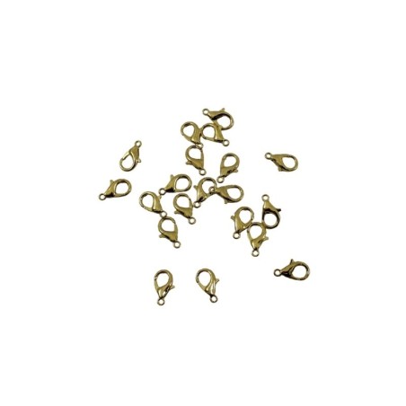 BROCHE PERICO 14 MM DORADO