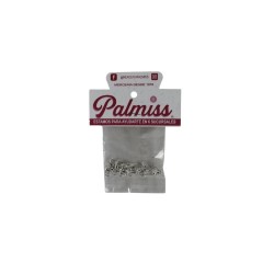 BROCHE PERICO 12 MM PLATA