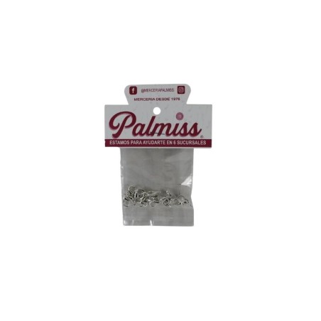 BROCHE PERICO 12 MM PLATA