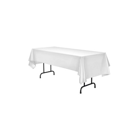 MANTEL DE PLÁSTICO BLANCO