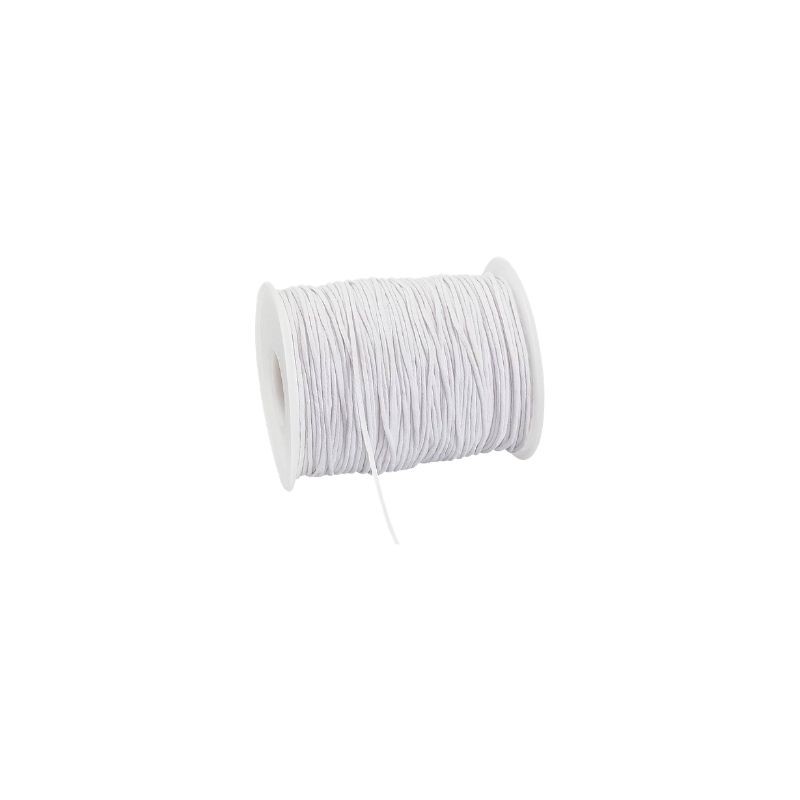 CORDÓN ENCERADO 1 MM BLANCO