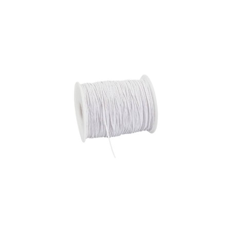 CORDÓN ENCERADO 1 MM BLANCO