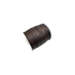 CORDÓN ENCERADO 1 MM CHOCOLATE