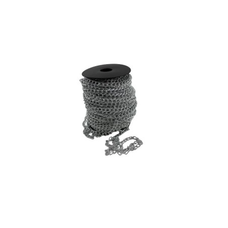 CADENA 7X10MM PLATA