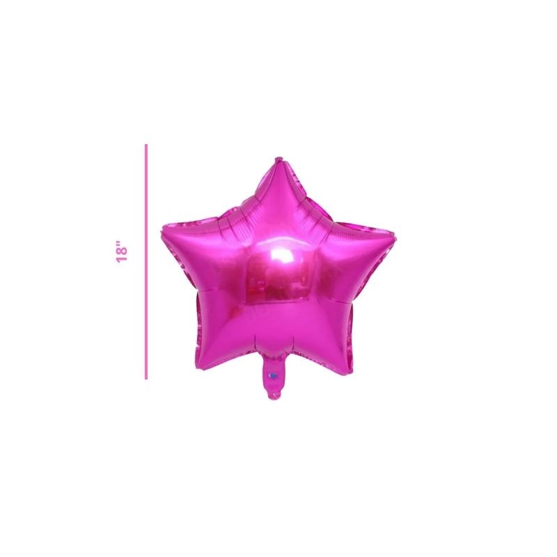 GLOBO METÁLICO ESTRELLA FIUCHA 18