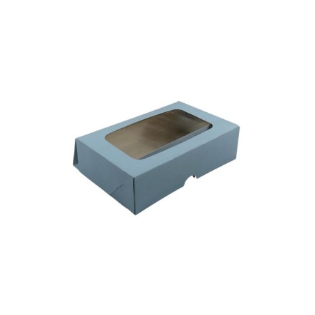 CAJA AZUL CON VENTANA