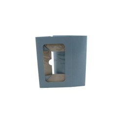 CAJA AZUL CON VENTANA