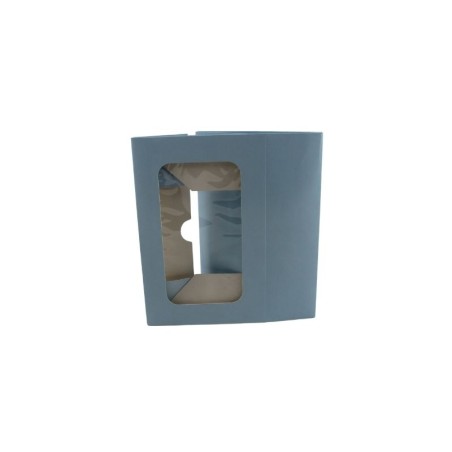 CAJA AZUL CON VENTANA