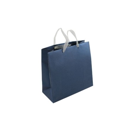 BOLSA PARA REGALO 22X23CM AZUL MARINO