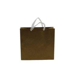 BOLSA PARA REGALO 22X23CM ORO