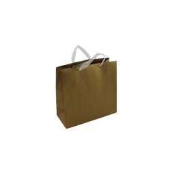 BOLSA PARA REGALO 22X23CM ORO