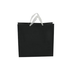 BOLSA PARA REGALO 22X23CM NEGRO