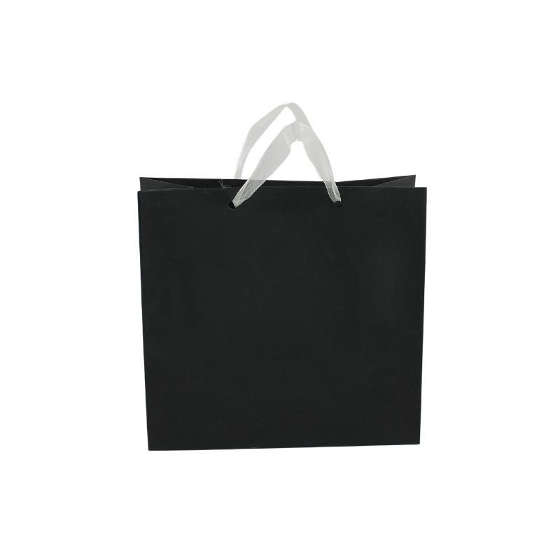 BOLSA PARA REGALO 22X23CM NEGRO
