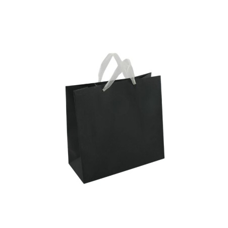 BOLSA PARA REGALO 22X23CM NEGRO